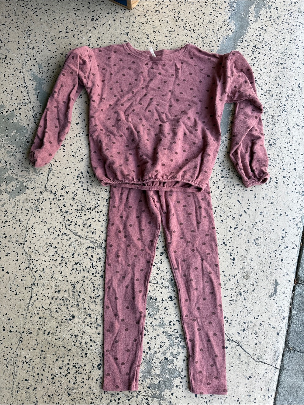 Rylee and Cru polka Dot set 10/12